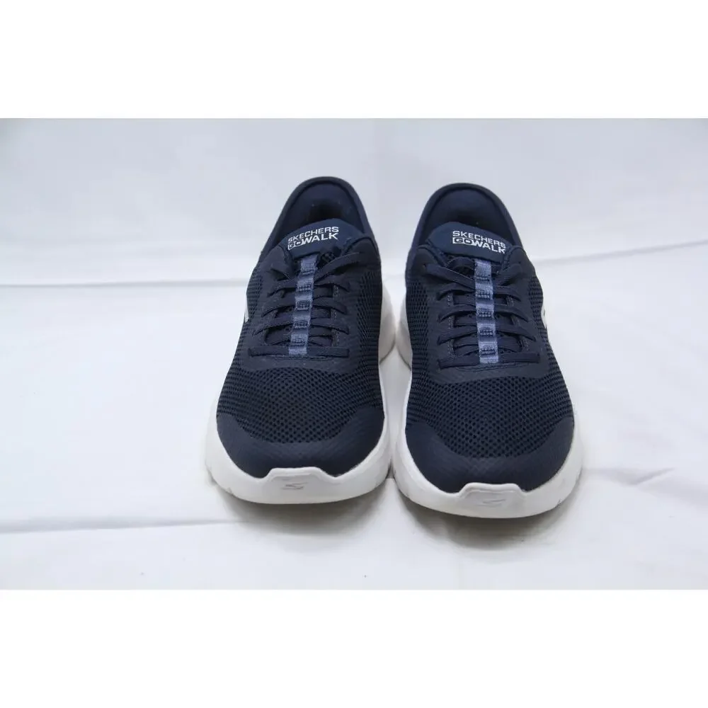 Skechers Go Walk Shoes Womens Size 9 Navy Blue Comfort Sneakers SN124836 NVW
